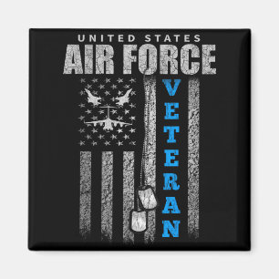 Veteran Of The Military Usa Flag Veterans Magnet