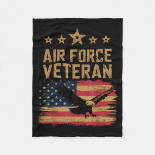 Veteran Of The United States Air Force Military Fleece Blanket