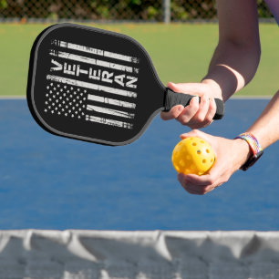 Veteran Patriotic U.S Army American Flag America Pickleball Paddle