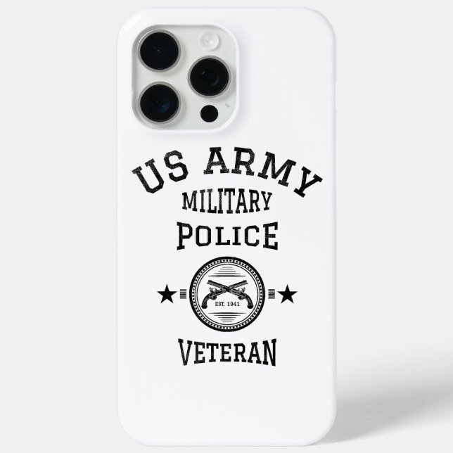 Veteran Retired Police Officer Case-Mate iPhone Case (Back)