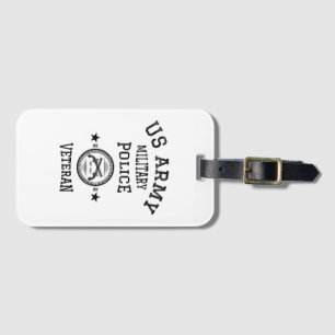 Veteran Retired Police Officer Luggage Tag
