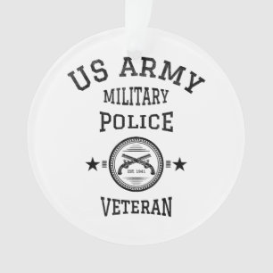 Veteran Retired Police Officer Ornament