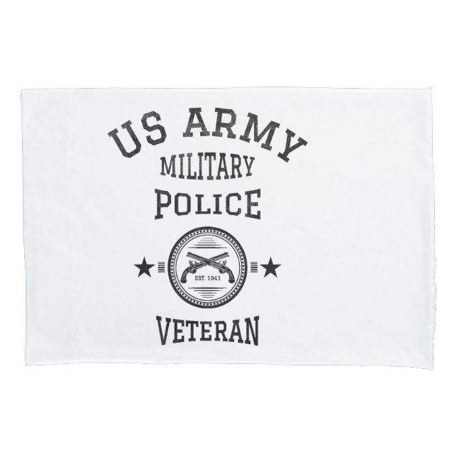 Veteran Retired Police Officer Pillowcase (Front)