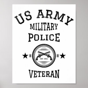 Veteran Retired Police Officer Poster