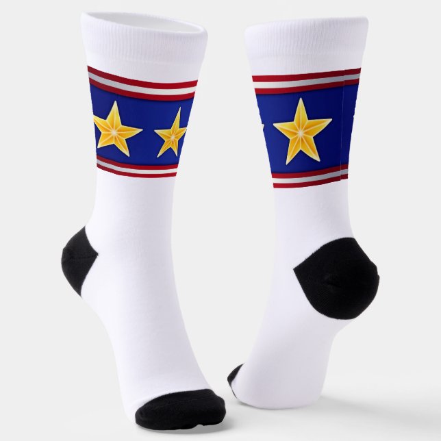 Veteran Star Socks (Angled)