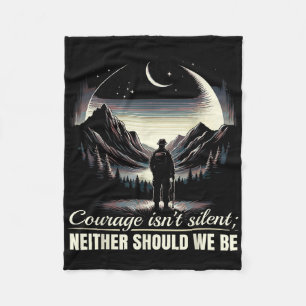 Veteran Suicide Awareness Mental Health Military S Fleece Blanket