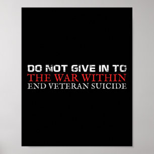 Veteran Suicide Awareness  Poster