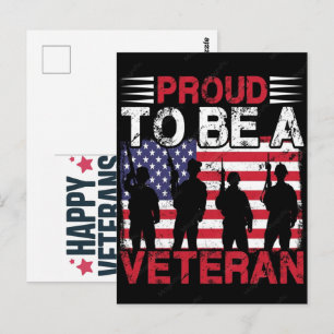 Veteran t shirt design veteran typographic design postcard