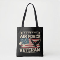 Veteran US Air Force American America Flag