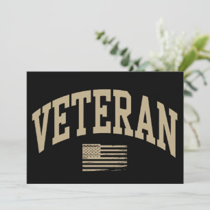 Veteran Veterans Day USA United States American  Invitation