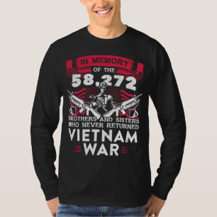 Veteran Vietnam War In Memory Who Never Returned T T-Shirt