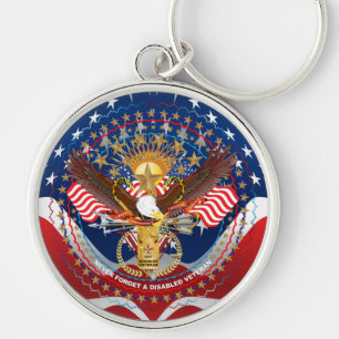 Veteran  View About Design Key Ring