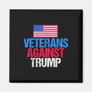 Veterans Against Donald Trump  Magnet