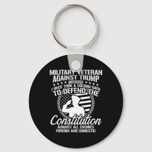 Veterans Against Trump 2020 Usa Election  Key Ring