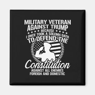 Veterans Against Trump 2020 Usa Election  Magnet