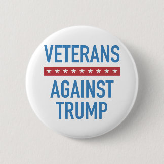 Veterans Against Trump 6 Cm Round Badge
