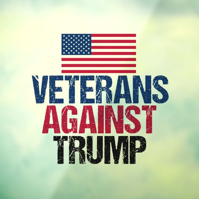 Veterans Against Trump American Flag (Sheet 3)