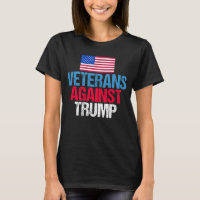Veterans Against Trump American Flag Women's