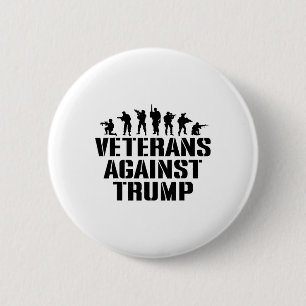 Veterans Against Trump Anti-trump Veterans Against 6 Cm Round Badge