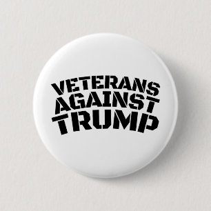 Veterans Against Trump Anti-trump Veterans Against 6 Cm Round Badge