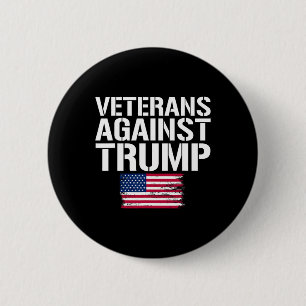 Veterans Against Trump Anti-trump Veterans Against 6 Cm Round Badge