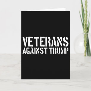 Veterans Against Trump Anti-trump Veterans Against Card