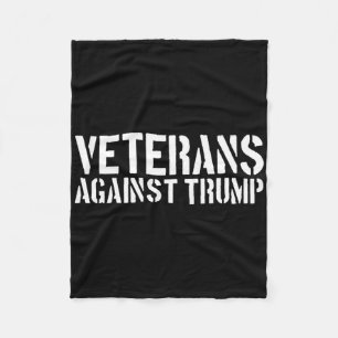 Veterans Against Trump Anti-trump Veterans Against Fleece Blanket