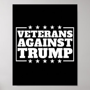 Veterans Against Trump Anti-trump Veterans Against Poster