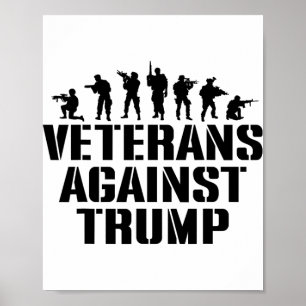 Veterans Against Trump Anti-trump Veterans Against Poster