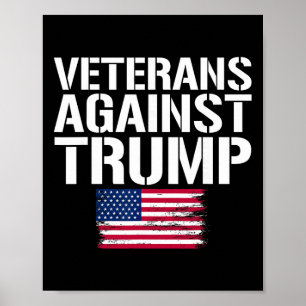 Veterans Against Trump Anti-trump Veterans Against Poster
