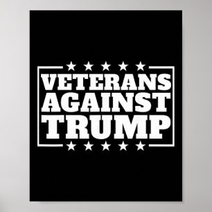 Veterans Against Trump Anti-trump Veterans Against Poster