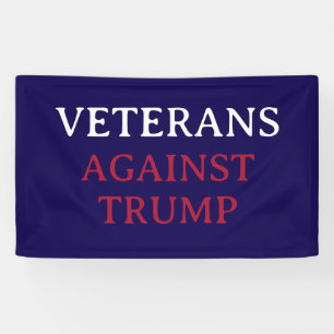 VETERANS AGAINST TRUMP BANNER