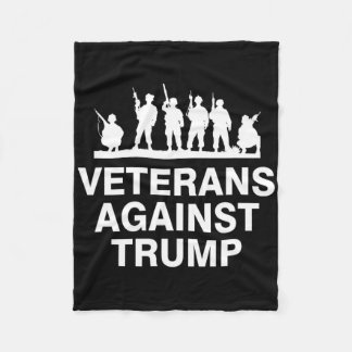 Veterans Against Trump  Fleece Blanket
