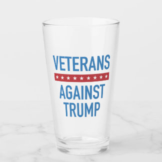 Veterans Against Trump Glass
