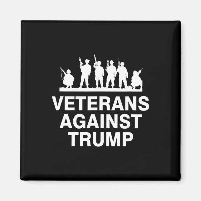 Veterans Against Trump  Magnet (Front)