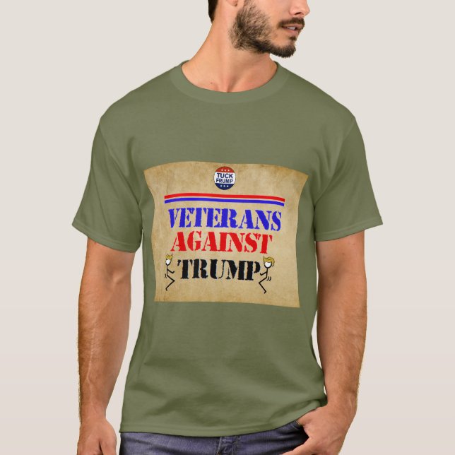 Veterans Against Trump T-Shirt (Front)