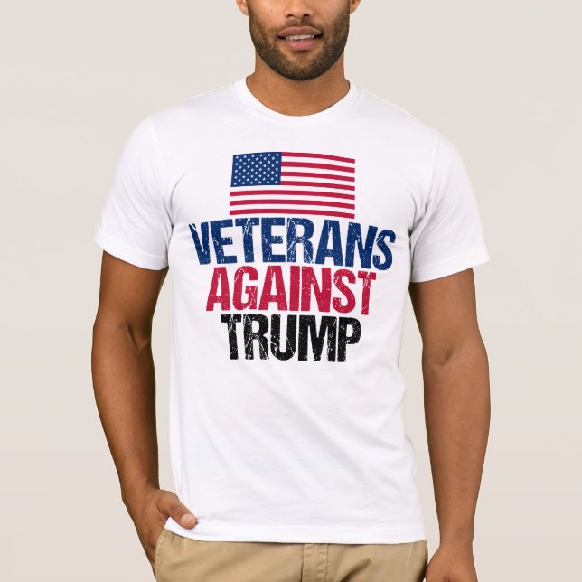 Veterans Against Trump T-Shirt (Front)