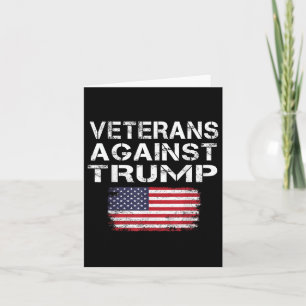 Veterans Against Trump Tee _ Military Vets Against Card
