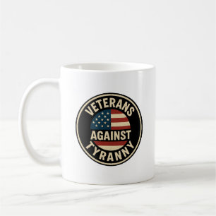 Veterans Against Tyranny – USA Patriotic Badge Coffee Mug