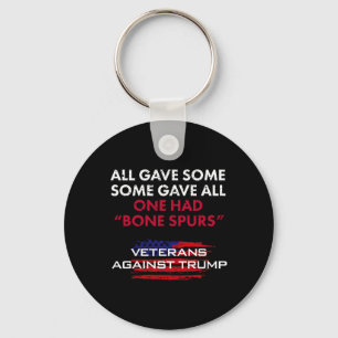 Veterans Anti-trump Draught Dodger Bone Spurs For  Key Ring
