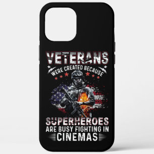 Veterans Because Superheroes Busy in Cinemas iPhone 12 Pro Max Case