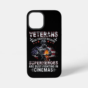 Veterans Because Superheroes Busy in Cinemas iPhone 12 Mini Case