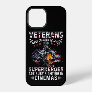 Veterans Because Superheroes Busy in Cinemas   iPhone 12 Pro Case