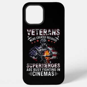 Veterans Because Superheroes Busy in Cinemas iPhone 12 Pro Max Case