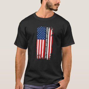 Veterans Before Refugees Support Veteran Military T-Shirt