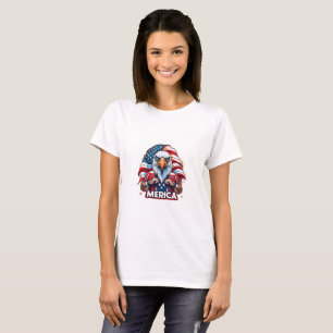 Veterans Day American Flag Merica Patriotic Eagle T-Shirt