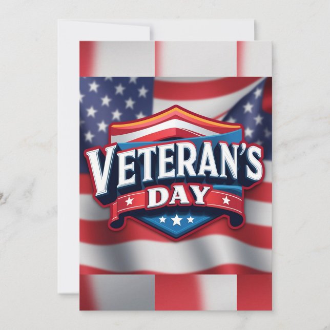 Veterans Day    Card ("Celebrate courage and freedom")