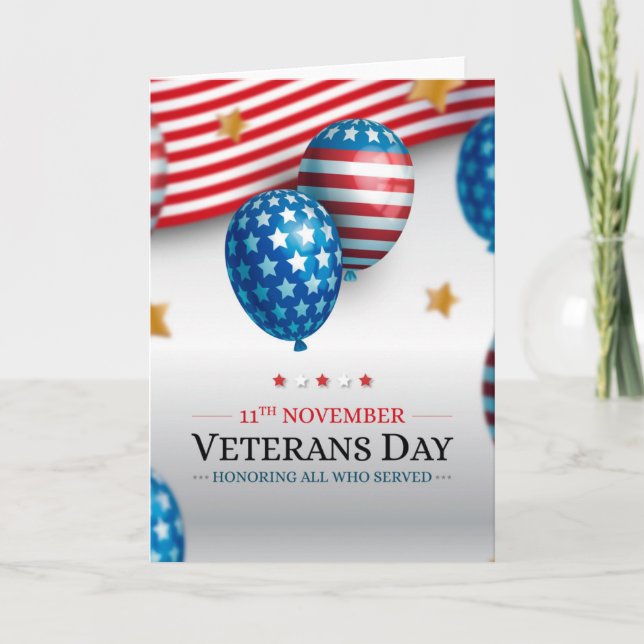 Veterans Day  Card (Front)