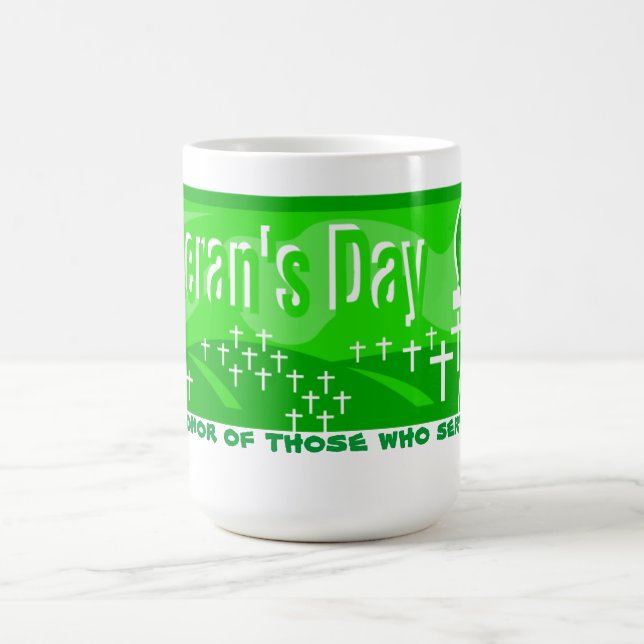 Veterans Day & Crosses - Coffee Mug (Center)