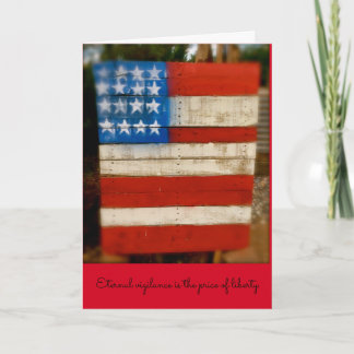 Veteran's Day Eternal Vigilance Card